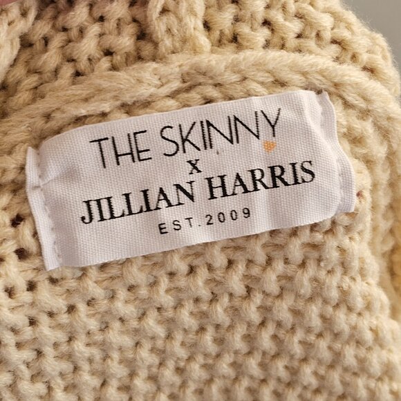 The Skinny x Jillian Harris Knit White Cardigan with Pockets Sz OS - Picture 7 of 8